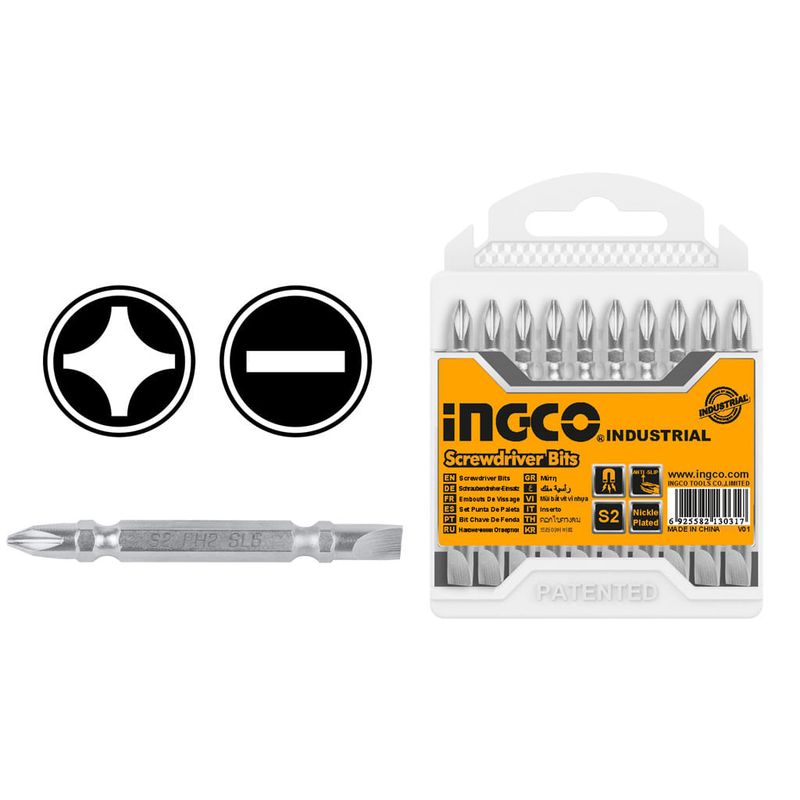 Jogo-de-Bits-Philips-e-Fenda-10-Pecas-com-Estojo-INGCO