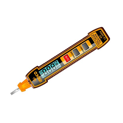 Caneta Detector Tensão 12–300 V com Display INGCO
