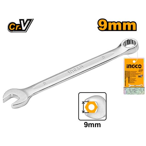 Chave Combinada 09mm Em Aço Cr-V INGCO