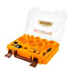 Conjunto de Serra Copo Bimetal e Suporte com 13 Pecas INGCO