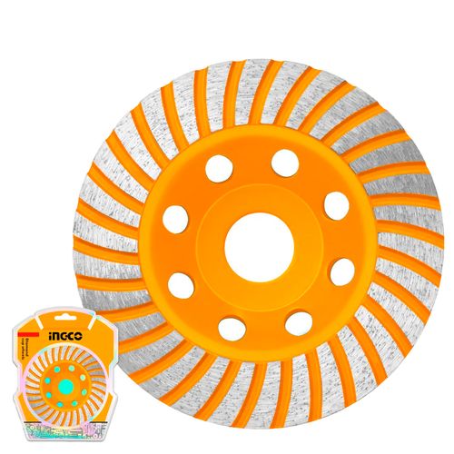 Disco Desbaste Diamantado Turbo 4½"×22.2 mm INGCO