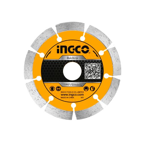 Disco diamantado segmentado 7" (180mm x 22.2mm) INGCO