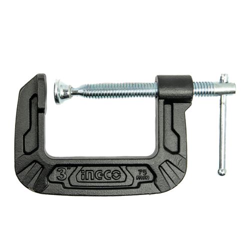 Grampo Sargento Tipo C 3Pol 75MM INGCO