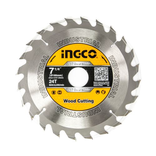 Discos Serra Circular 7¼" 185×30 mm 3 Un. INGCO