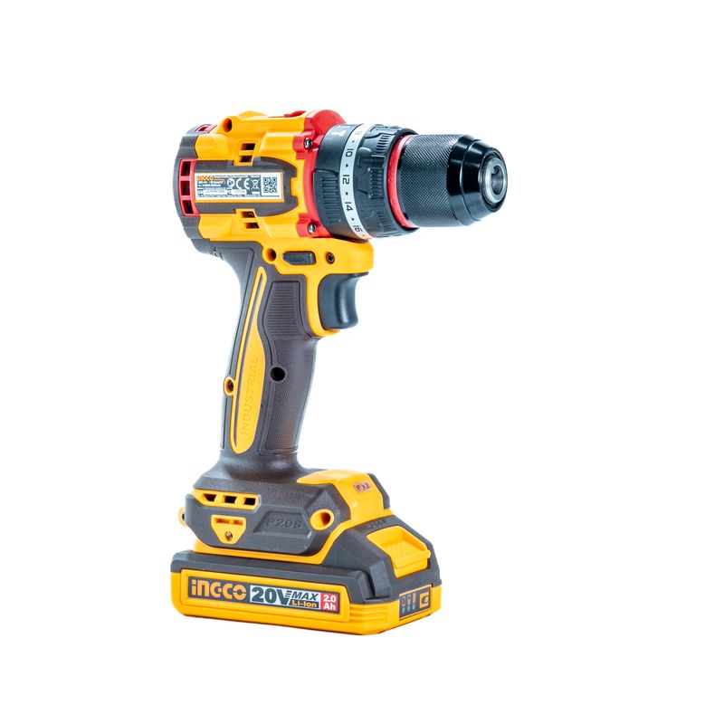 Parafusadeira e Furadeira INGCO Linha P20S com Maleta e Baterias – CDLI20028-3