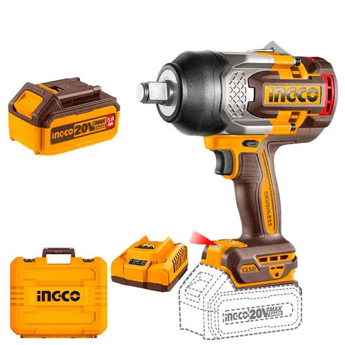 Chave De Impacto BL 1350 Nm Encaixe Quadrado 3/4" INGCO
