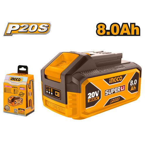 Bateria SUPER 8.0Ah 20V Linha P20S INGCO
