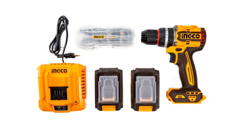 Parafusadeira Furadeira 20V INGCO com Kit Completo – CIDLI209689-6