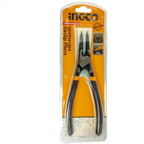 Alicate Para Anel Interno Ponta Reta 7 Pol INGCO