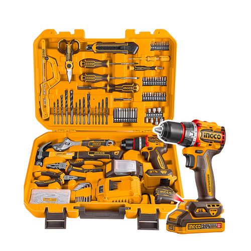 Kit 165 Ferramentas com Paraf/Furadeira Linha P20S INGCO