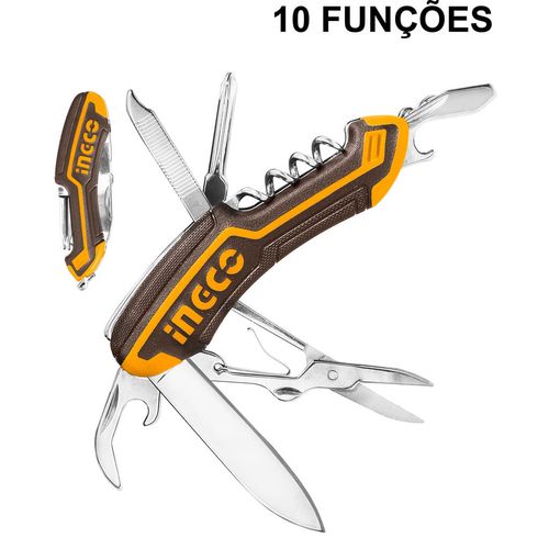 Canivete Multifuncional Com 10 Funções INGCO