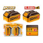 Kit com Baterias Íon-Lítio 5.0Ah 20V P20S INGCO - COSLI240464-1
