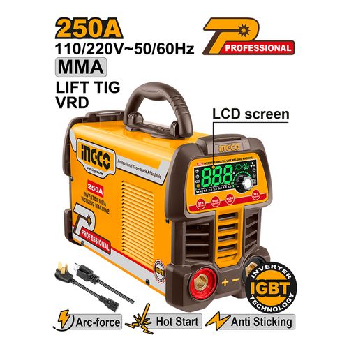 Inversora de Solda MMA/TIG 250A Bivolt 110/220V INGCO