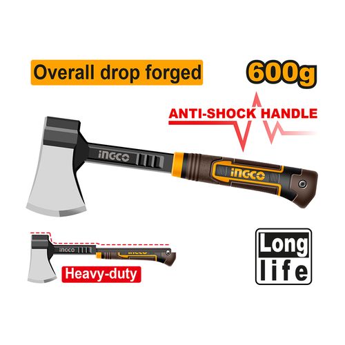 Machado com Sistema de Absorção de Impacto 600g INGCO