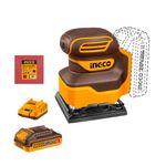 Lixadeira Orbital 110x100 à Bateria P20S INGCO - CSHSLI201419-1