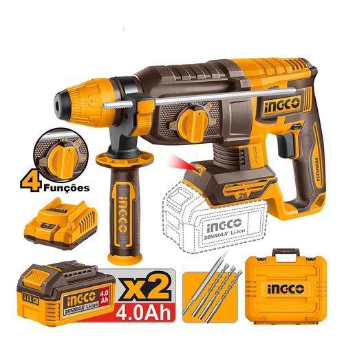Martelete Combinado SDS Plus à Bateria 20V Linha P20S INGCO
