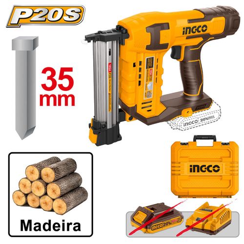 Pinador 18Ga 35mm à Bateria 20V Linha P20S INGCO