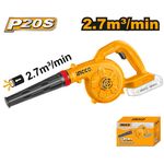 Soprador 20V INGCO Linha P20S com Acessórios