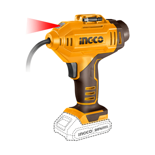 Compressor de Ar Tipo Pistola INGCO 150Psi Bateria 20V P20s