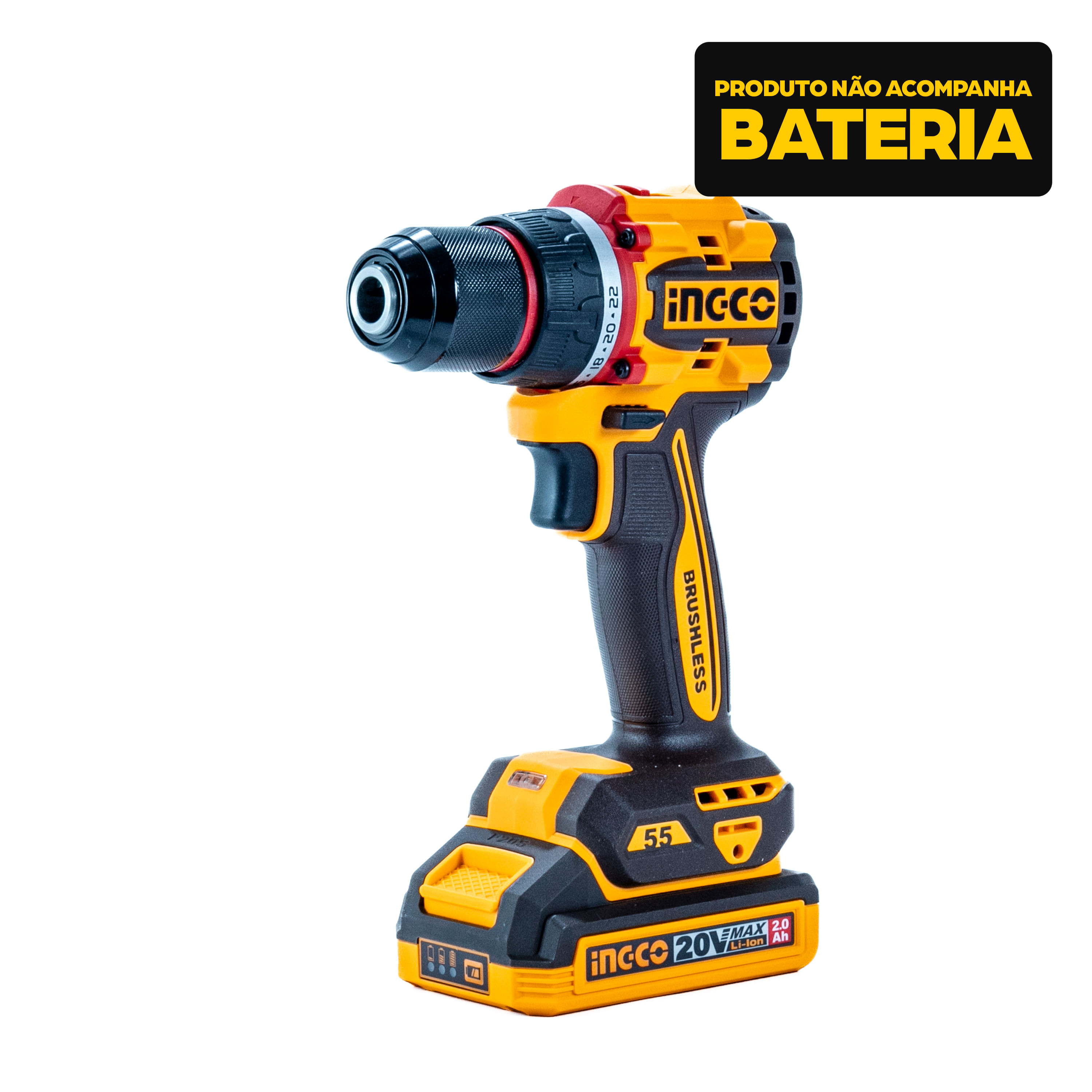 Parafusadeira Furadeira INGCO 20V P20S CDLI205581