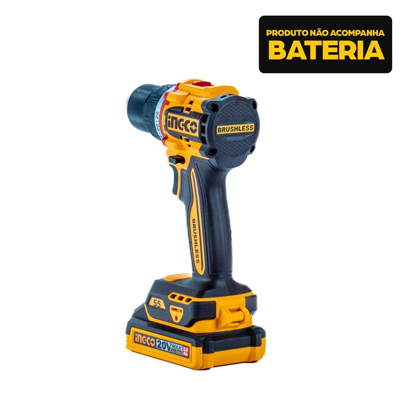 Parafusadeira Furadeira à Bateria 20V INGCO com Maleta – CDLI2055829-4