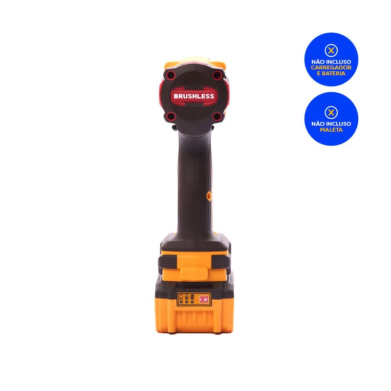 Chave de Impacto 20V 500Nm INGCO Linha P20S Detalhe do Encaixe – CIWLI20501-4