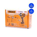 Kit Chave de Impacto 20V 500Nm INGCO Linha P20S Completo com Baterias – CIWLI20501-7