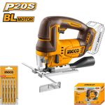 Serra Tico-Tico Brushless 20V à Bateria INGCO Linha P20S com Acessórios – CJSLI2018