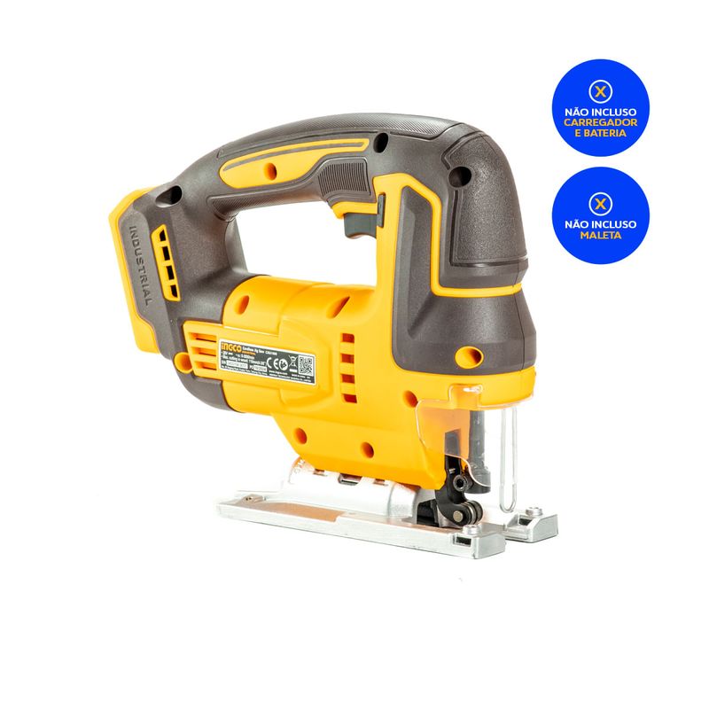 Serra Tico-Tico Brushless 20V à Bateria INGCO Linha P20S Vista Frontal – CJSLI2018-2