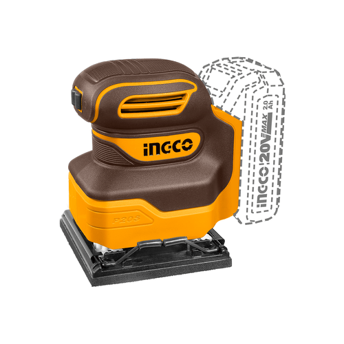 Lixadeira Orbital INGCO BL 110x100mm Bateria 20V P20S