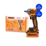 Chave de Impacto 400 Nm 1/2” 20V INGCO com Maleta Linha P20S