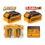 Kit com Baterias Íon-Lítio 5.0Ah 20V P20S INGCO - COSLI240464-1