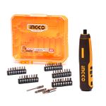 Parafusadeira 4V INGCO Encaixe 1/4 Estojo Aberto