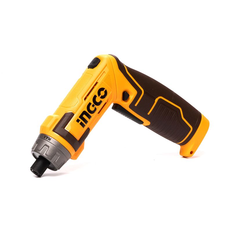 Parafusadeira Articulável 8V 1/4” 6Nm USB-C INGCO Vista Frontal