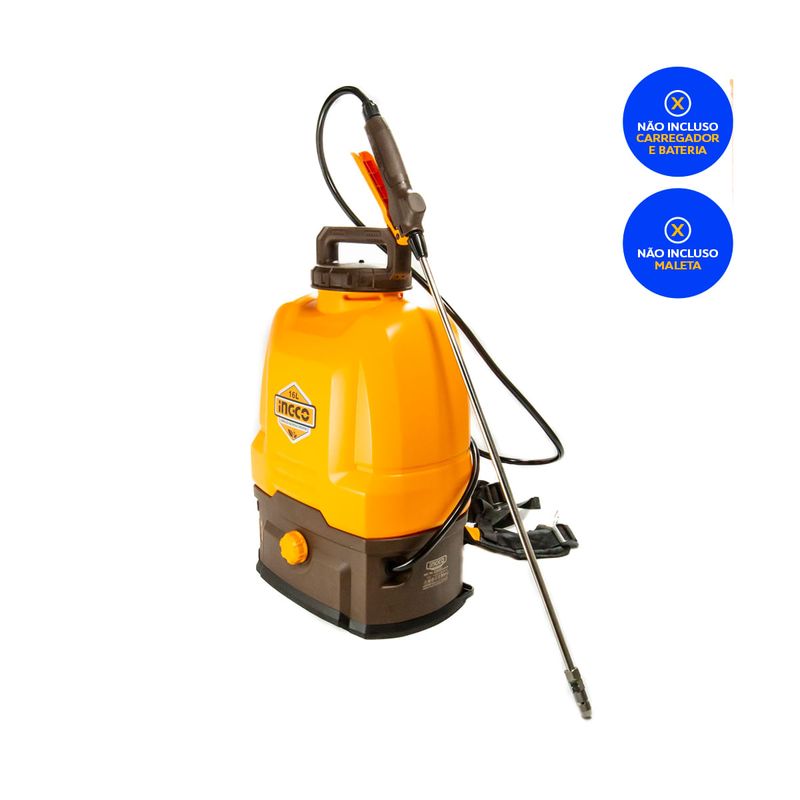 Pulverizador Costal 16L à Bateria 20V INGCO Linha P20S com Lança Pulverizadora – CSPLI2016-3