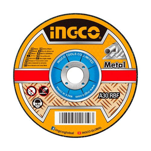 Disco Desbaste Metal 5"×6.0×22.2 mm INGCO