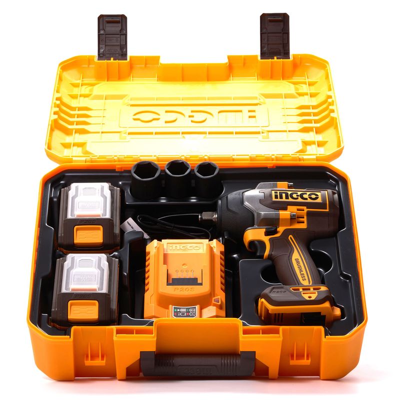 Jogo Completo Chave de Impacto INGCO 20V Linha P20S Profissional – DSC07240