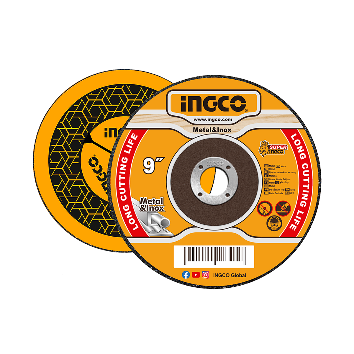 Disco de Corte Metal 230 x 2 x 22,2mm INGCO