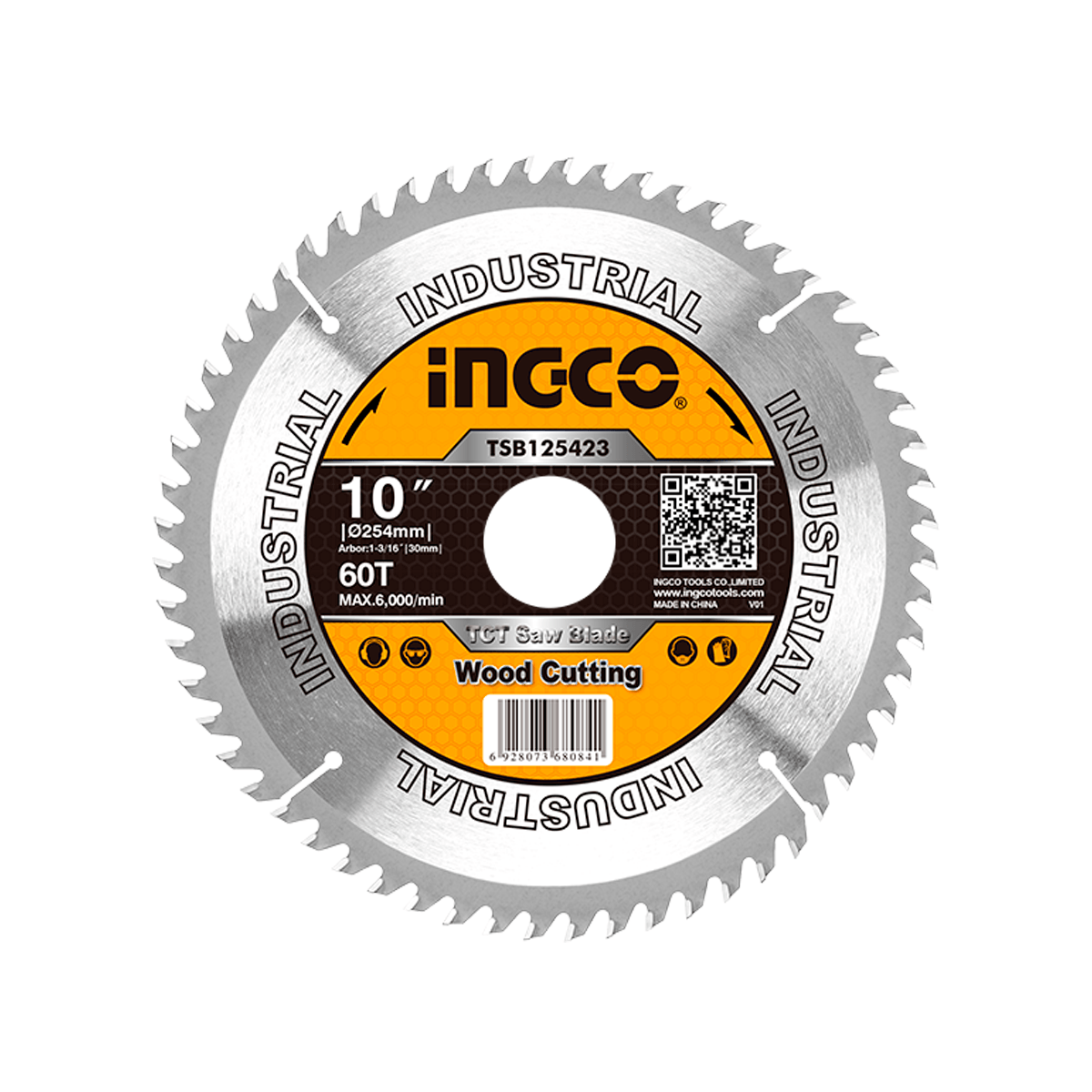 Disco de Serra INGCO 10" (254mm) TCT 60 Dentes
