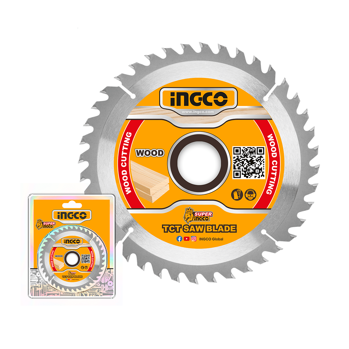 Disco de Serra INGCO 7.1/4" (185mm) TCT 40 Dentes