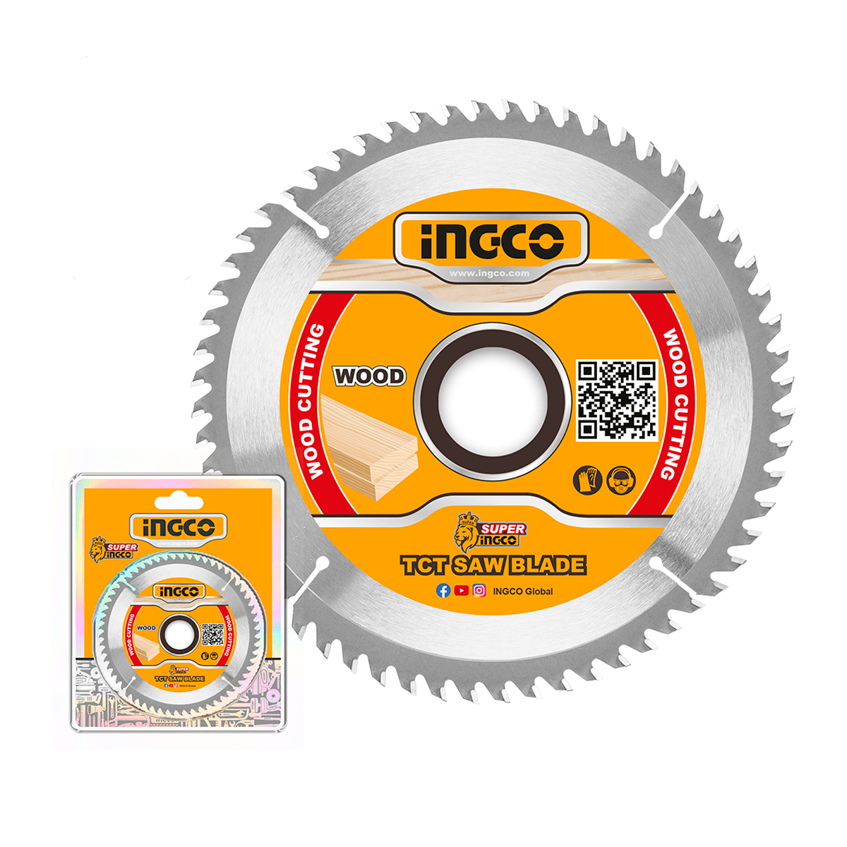 Disco de Serra INGCO 7.1/4" (185mm) TCT 60 Dentes