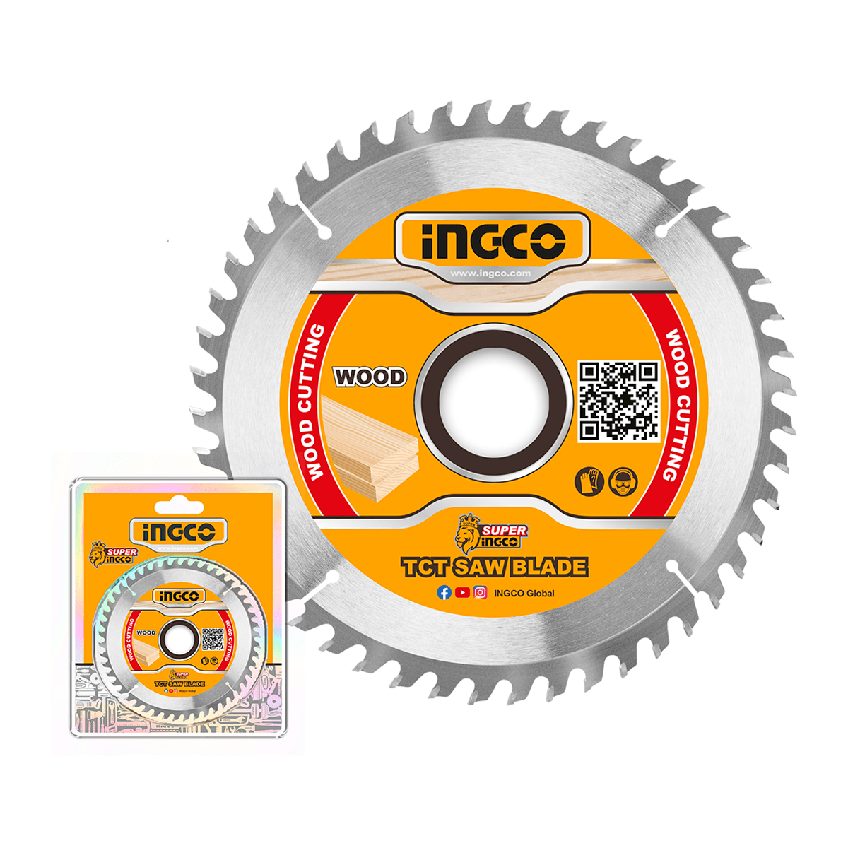 Disco de Serra INGCO 8.1/4" (210mm) TCT 48 Dentes