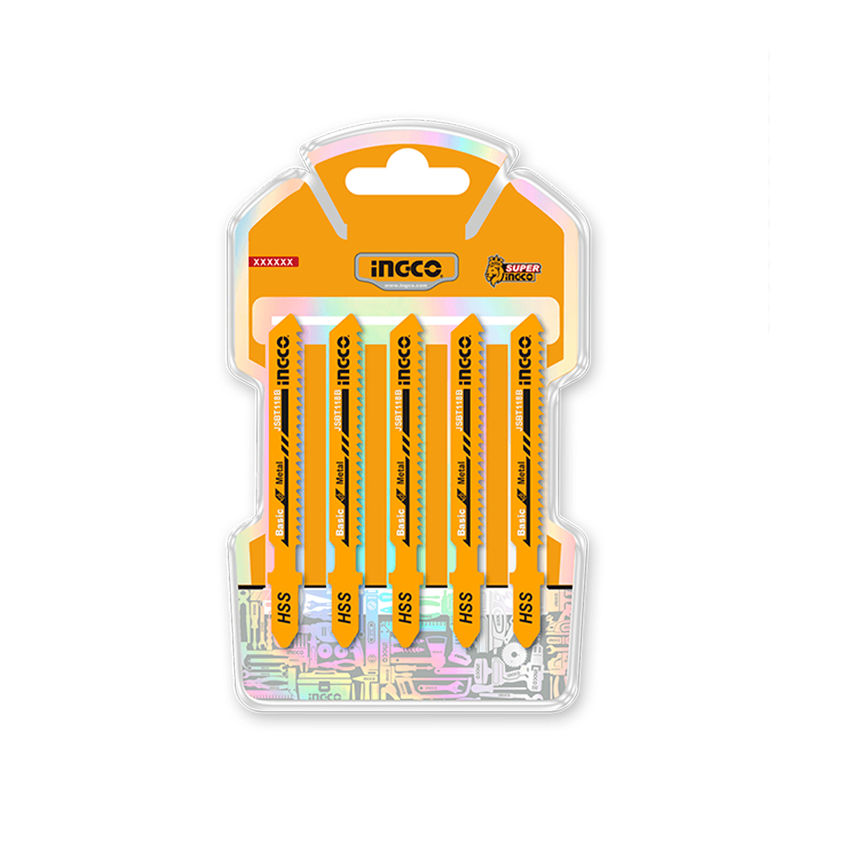 Jogo de Lâminas INGCO 5 Peças HSS