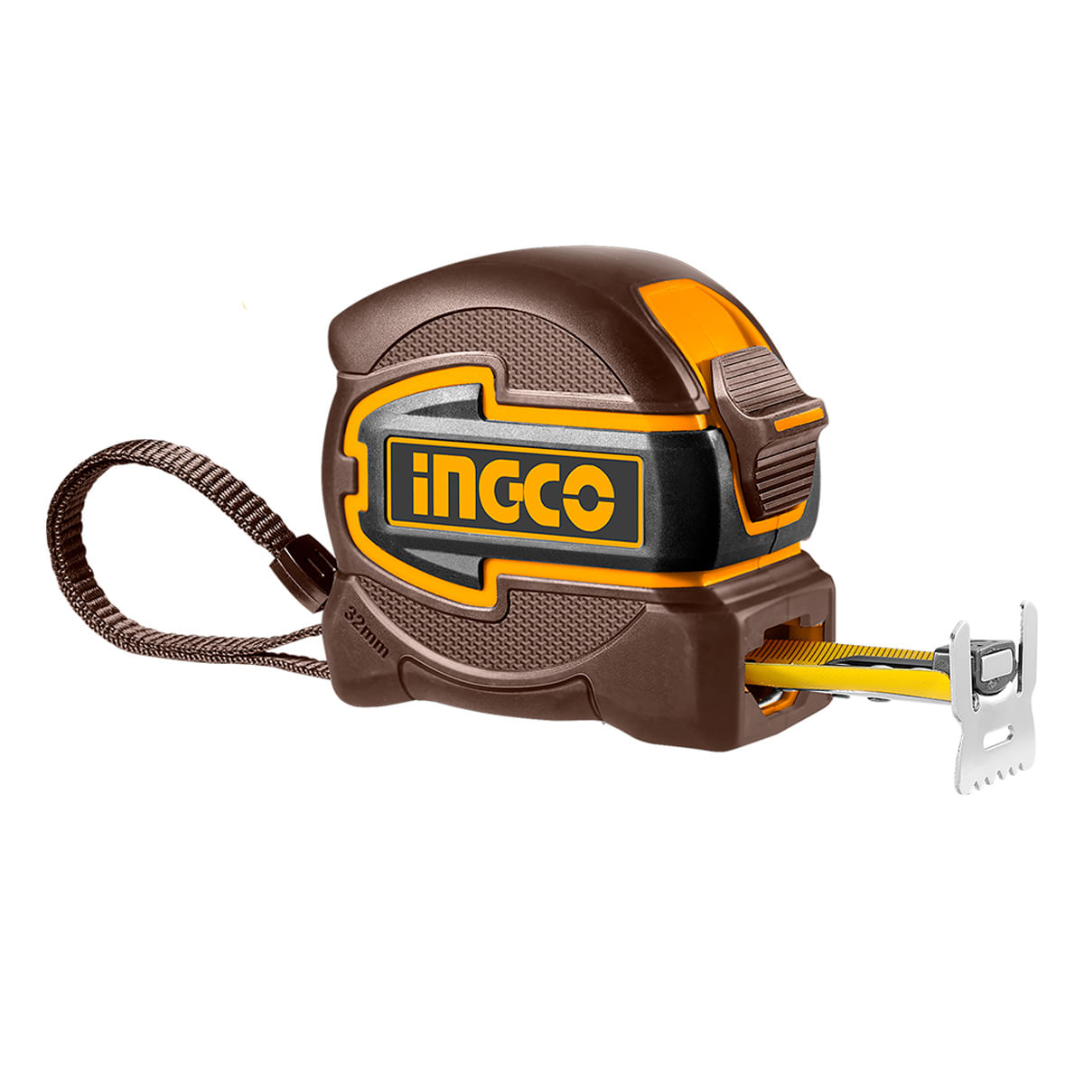 Trena Profissional Emborrachada com Botão Duplo 8m x 32mm INGCO