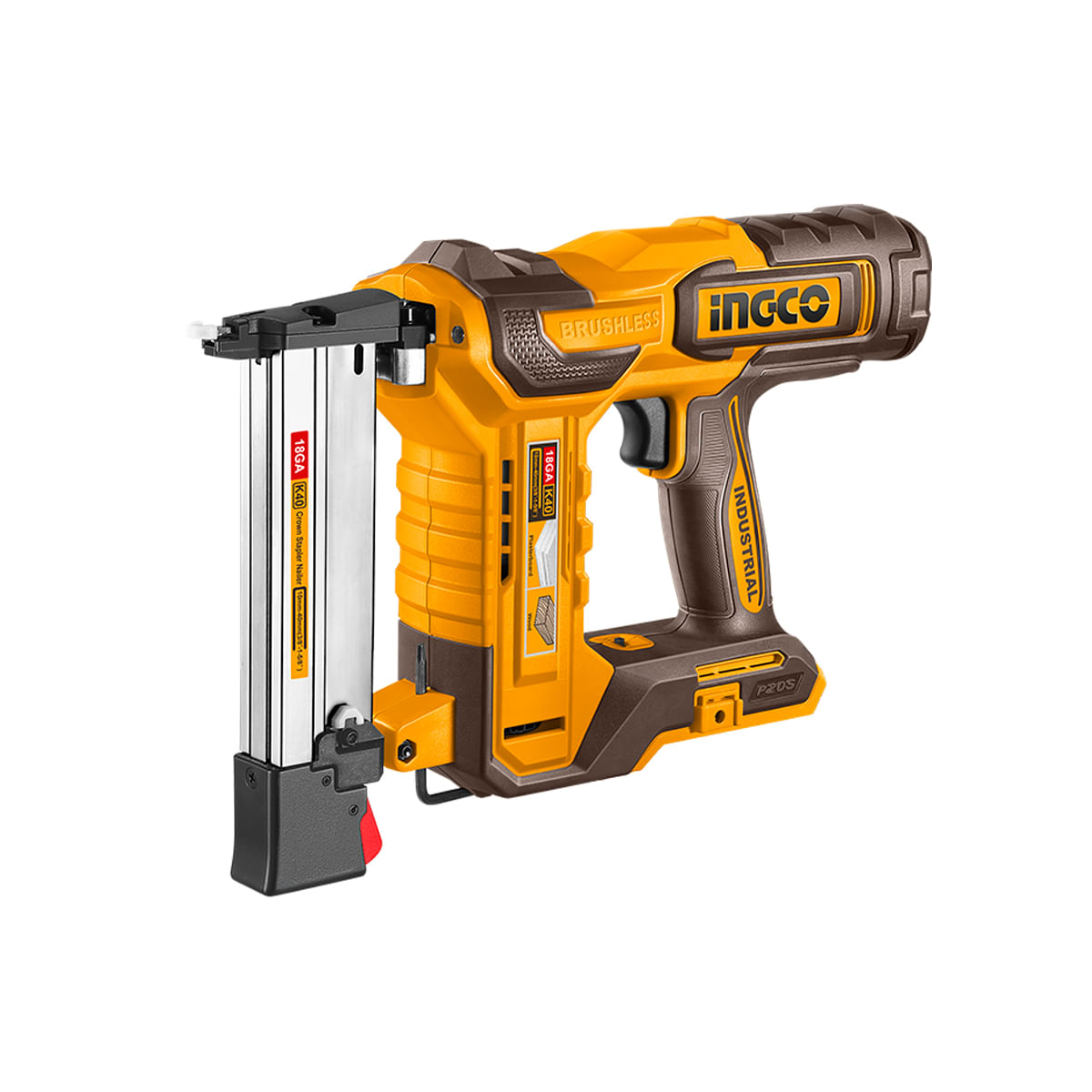 Grampeador Brushless BL INGCO à Bateria 20V Linha P20S