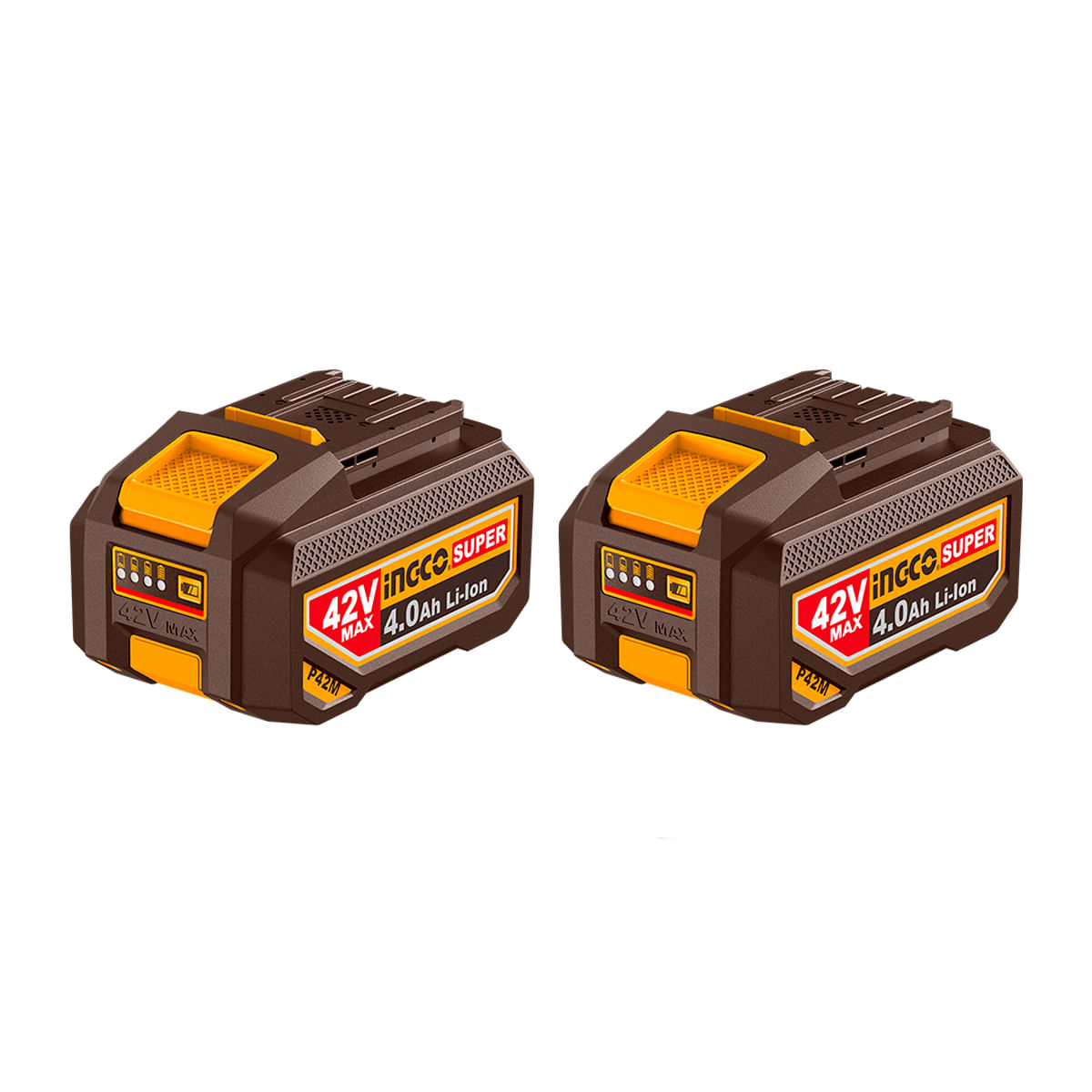 Kit 2 Baterias Super Íon-Lítio 42V 4Ah Linha P42M INGCO