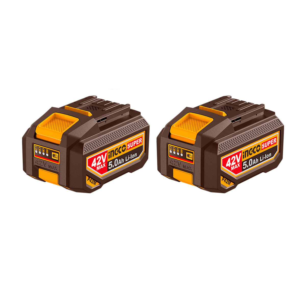 Kit 2 Baterias Super Íon-Lítio 42V 5Ah Linha P42M INGCO