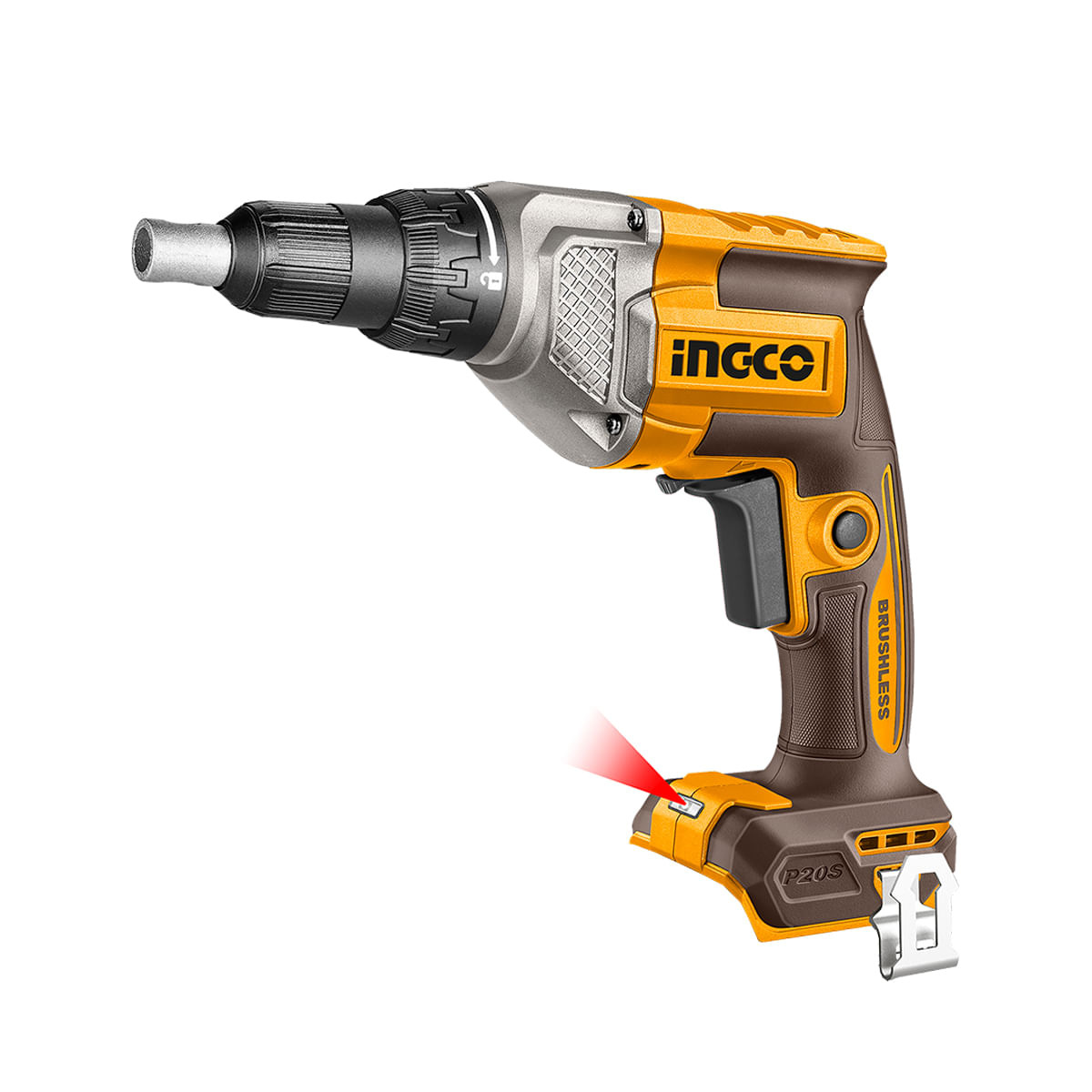 Parafusadeira Drywall 1/4" Bateria 20V Linha P20S INGCO