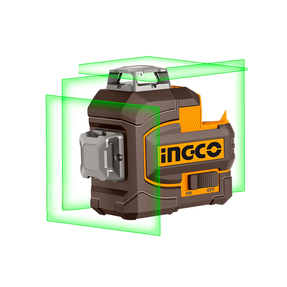 Nível a Laser 12 Linhas Verdes 35m 16V com 2 Baterias 2Ah INGCO