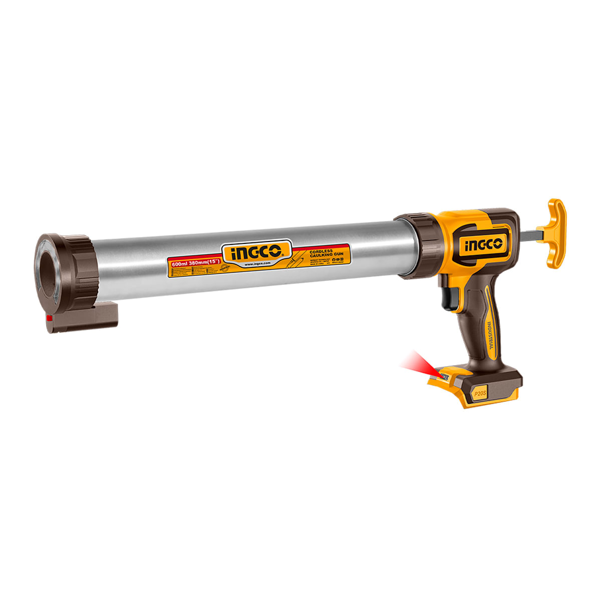Pistola Calafetagem 600ml Bateria 20V Linha P20S INGCO